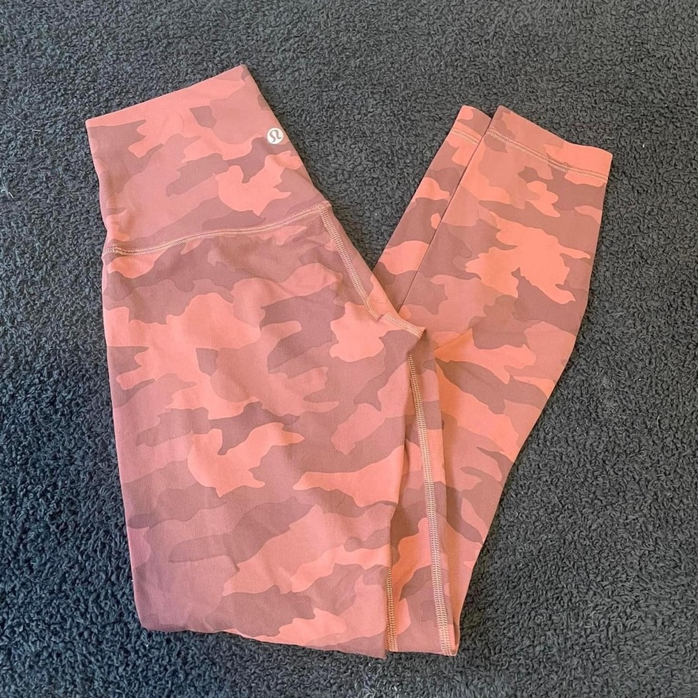 Lululemon Align leggings -Pink camo